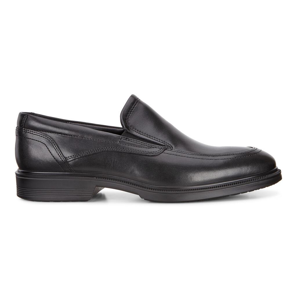 Ecco Lisbon Apron Mens Slip On Dress Shoes In Black Sale - India KPN-954072